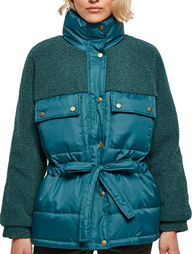 Urban Classics Damen Ladies Sherpa Mix Puffer Jacket