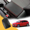 LUWU Polo/Taigo/Seat Ibiza 6 / Seat Arona KJ7 FR 2018-2023 2024 Armlehnenbezug Armlehnen überzug für Mittelarmlehne Bezug Mittelkonsohle Kissen Armlehn Armrest covera Auto zubehör Accessoires (Rot)