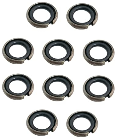 Hemobllo Schlagschrauber-Halterungen und O-Ring: Schlagschrauber-Sicherungsringe - mit O Ring Werkzeugteilen Schlagreibungsring 10Sätze