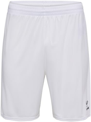 hummel Unisex Hmlessential Shorts, Weiß, L EU