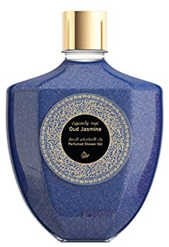 Oud Jasmine Perfumed Shower Gel 285ml For Fresh and Rejuvinated Skin Made By Extreme Gentleness Formula With Sweet Aloe and Oud Aroma