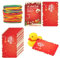 50stk Kreuzfahrt Ente Set, 9x6cm Cruising Ducks und Tags mit 50 Gummibändern Entenmarken für Kreuzfahrt-Enten für Winter-Weihnachtsfeier Geburtstagsgeschenke Spiel-Requisiten (Weihnachtsstil)