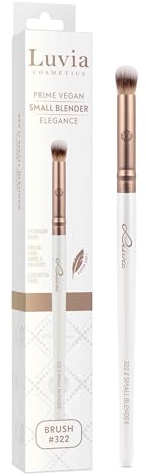 Professioneller Make-up Pinsel Luvia, Lidschatten Schminkpinsel, Eyeshadow Pinsel, Augenpinsel, veganer Kosmetikpinsel, 322 // Small Blender - Elegance