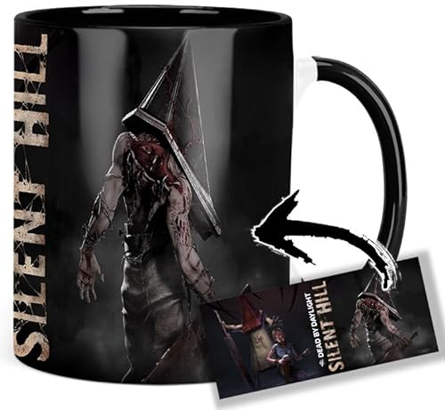 Dead By Daylight Pyramid Head Silent Hill Tasse Innen & Henkel Schwarz Keramikbecher Mug