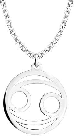 Sofia Milani - Damen Halskette 925 Silber - Krebs Sternzeichen Anhänger - N0716