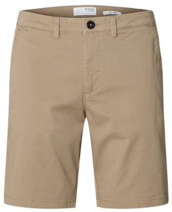 SELECTED HOMME Herren Slhslim-Miles Flex Shorts Noos Chinoshorts