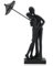 Irayin Küssendes Paar Statue, Deko Wohnzimmer Modern, Personalisiert Skulptur Deko, Schwarz Abstrakte Figuren, Hochzeit Andenken Geschenk für ihre Frauen Freundin Paare