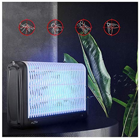 Lampada antizanzare con Trappola per zanzare, zanzariera per Interni, Zapper Elettrico, Zapper per Mosche, zanzariera a Onde UV per Uso Domestico e Commerciale Lampada antizanzare a LED 1800~2000V