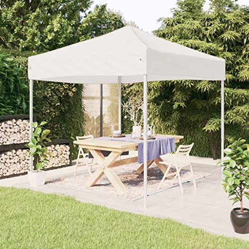 ZEYUAN Partyzelt Faltbar Weiß 2x2 m, Festzelt, Pavillion, Bierzelt, Garten Party Zelt, Gartenzelt, Grillpavillon - 93496