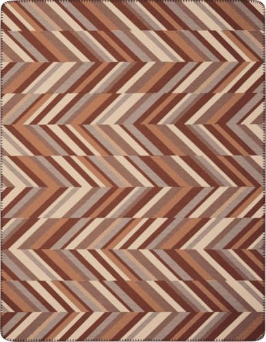 biederlack Wohndecke mit Zierstich Farbe Terra Größe 150 x 200