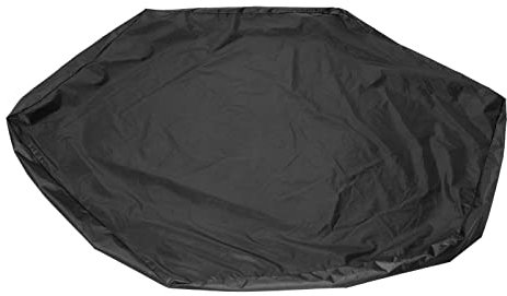 140 X 120 X 20 cm, Sechseckige, Mehrfarbige Sandkastenabdeckung – Wasserdichtes Sonnenschutzdach für den Gartenspielbereich (Black)