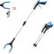 32 (83cm) Foldable Litter Picker,Extra Long Grabber Reacher Stick Tool, Lightweight Rubbish Pick Up,Strong Magnetic Grip, 360° Rotating 4 Wide Claw, Anti-Slip Jaw, Helper for Gardens, Kitchen