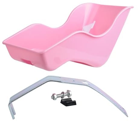 Salyeeluly Siège De Vélo De pour Filles | Siège De De Vélo pour Enfant | Porte Poupee Velo avec Clip-Ceinture, Siège De Poupée À Vélo Décoratif, Accessoires De Vélo pour Enfant