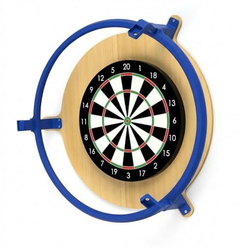 Autodarts Komplettsystem – Dart Scoring System mit LED Ring 6000K & 3× OV9732 Kameras 100° – Dartboard Kamera Tracking System – Autodarts Kamera Set (Blau)