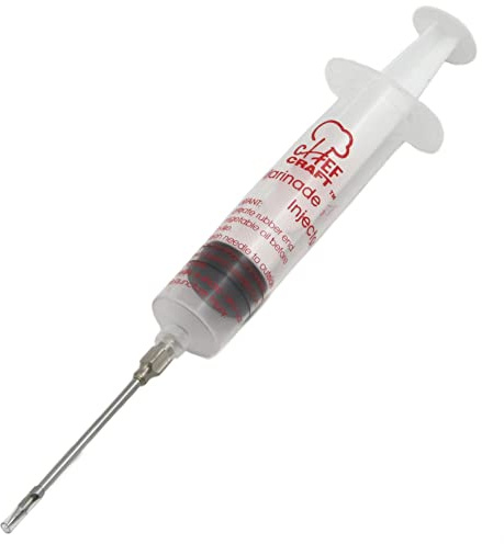 Chef Craft Select Kunststoff mit Edelstahl-Nadel-Marinaden-Injektor, 12,7 cm lang, 28,3 ml, transparent