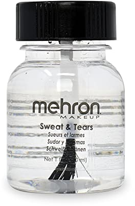 Mehron Make-up Sweat & Tears | Professionelle Spezialeffekt-Flüssigkeit für künstliche Tränen und Schweiß 30 ml