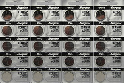 Energizer 20 CR1632 3 Volt Lithium Coin Batteries