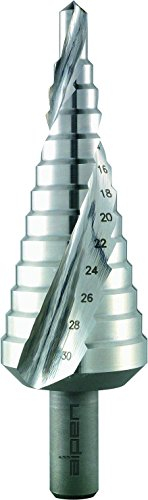 alpen 72200729100 HSS Stufenbohrer, Größe 4, Ø 6-37 mm/PG7-29, Bohrer ø: 6,0-37,0 mm, Gr.: 4