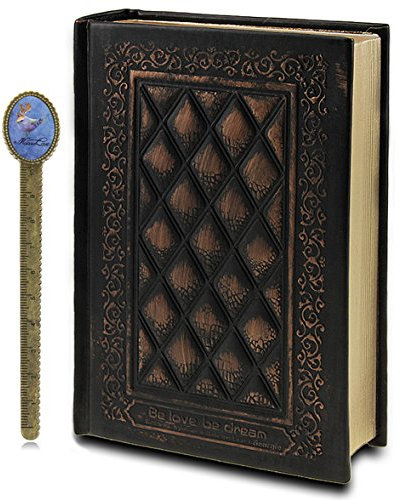 Leather Vintage Embossed Cover Notebook Life Story Book Blank Hardback Scrapbook Travel Ultra Thick Writing Journal Work Diary