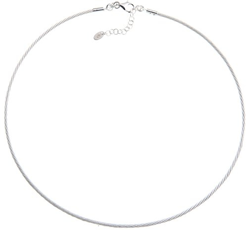 Fashion Omega Halsreif 1,9mm - Länge 40cm - echt 925 Silber