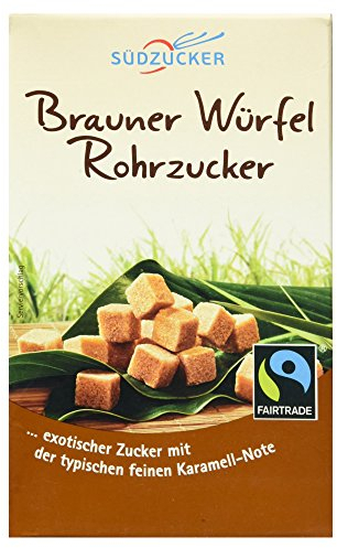 Südzucker Brauner Würfel Rohrzucker Fair Trade, 500 g