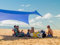 Neso Zelte Grande Beach Zelt, 2,1 m hoch, 2,8 m (9 ft) x 2,8 m (9 ft), Verstärkte Ecken und Kühlfach(Immergrün blau)