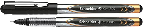 Schneider 3 Stück Tintenroller, Xtra 805 pte Nadel 05 Schwarz