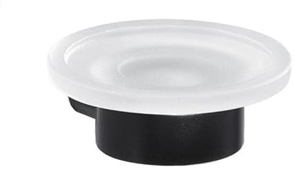 PLATILLO Porta JABÓN Negro Mate Estilo Moderno FIJACIÓN A LA Pared | Palazzo