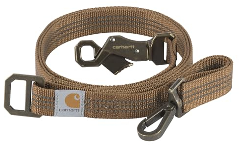 Carhartt Hundeleine braun/gebürstetes Messing, Größe L