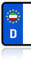 Ritter Mediendesign 2 Stück Italien Aufkleber Nationalflagge Sticker Plakette Nummernschild Waschstrassenfest