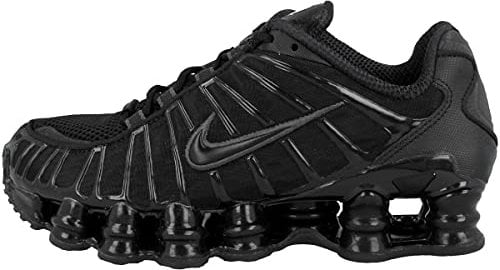 Nike Damen Shox Tl Sneaker, Mehrfarbig Black Black MTLC Hematite Max Orange 000, 44.5 EU