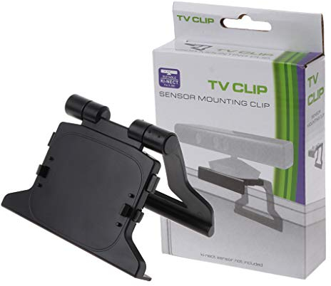 VAILANG TV Clip Clamp Mount Holder for Video Console Bracket Kinect Motion Sensor Game 360