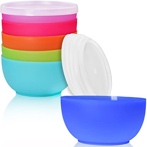 idea-station Neo bol plastique 6 x 12 cm / 350 ml - couleur - avec couvercle - bol petit dejeuner - bol bebe