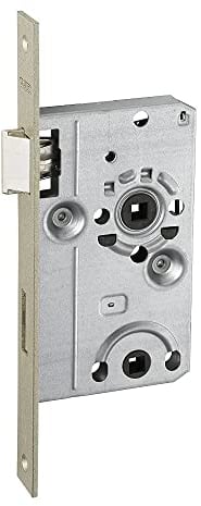 ABUS Serrure encastrée pour portes de WC ES WC L S 55 78 24-61767, argentée