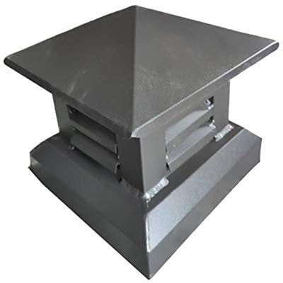 LXLTL Villa Sombrero de Chimenea de Aleación de Aluminio Cubierta de Chimenea para Estufa Sombrero de Chimenea,B,40x40cm