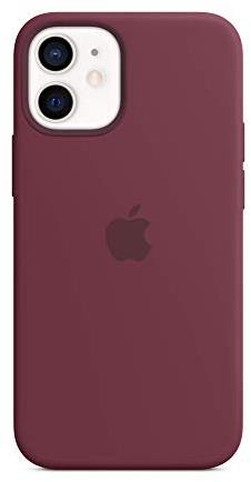 Apple Silicone Case with MagSafe (for iPhone 12 mini) - Plum