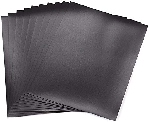 Briartw 10 Sheets 10 Sheets Rubber Soft Magnet Sheet for Metal Cutting Dies Storage Orangize Crafts Tool Scrapbooking Arts and Crafts Flexible Placement Mats 3mm 6.85x5inches
