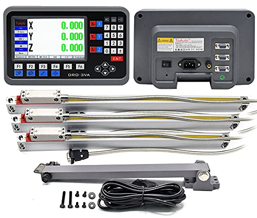 3 Achsen Digitalanzeige-kit 8 16 22 Digital Anzeige mit 3 Axis DRO Linear Maßstab 200mm+400mm+550mm für Mühle, Bohrmaschine, EDM