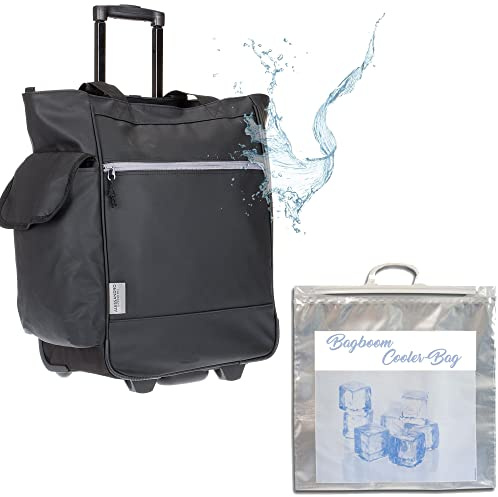 Alessandro Salvatore Einkaufstrolley Wheel Trolley Shopping Damentasche Einkaufsroller Korb Shopper + Thermo Tasche
