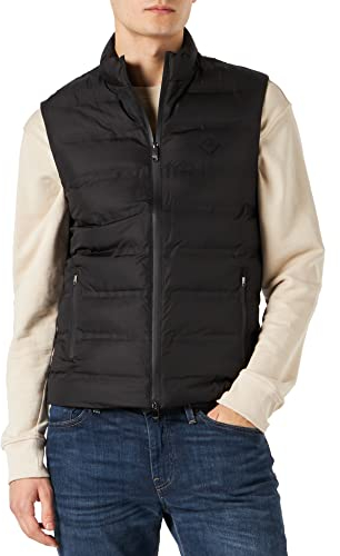 HACKETT LONDON Herren Lw Gilet Jacket, Black (Black), XL