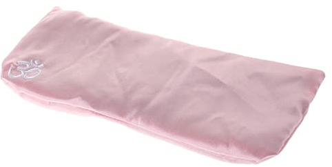 GOMMER Yoga-Augenkissen, Seide, Cassia-Samen-Lavendel-Massage-Entspannungsmaske, Aromatherapie, hochwertiges Augenkissen Für Bodybuilding. (Color : Pink)