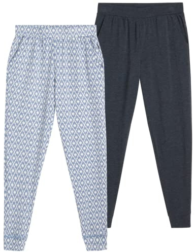 Eddie Bauer 2er-Pack Damen Jogginghose - Ultrasoft Damen Sweatpants mit Taschen