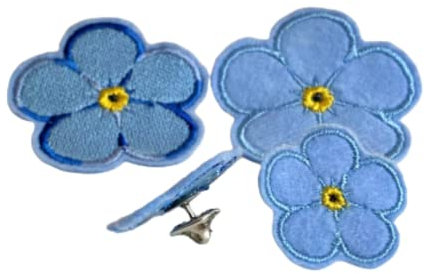 Masonic Forget Me Not Badge, Vergissmeinnicht-Anstecker, Forget Me Not Ansteckpin, Ansteckpin, Forget Me Not, Forget Me Not Freimaurer Pin, Geschenk für Brüder & Logenfreunde
