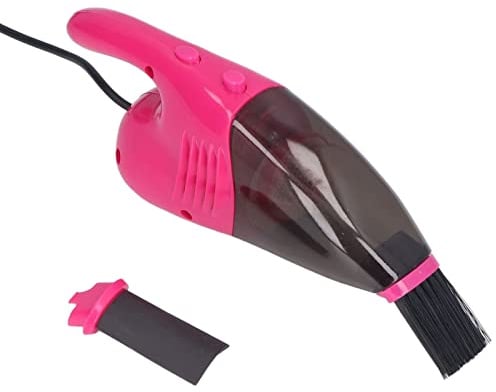 Septpenta Tastatur Staubsauger Mini, Tastatur Reiniger, Verbesserung Der Effizienz, USB Handstaubsauger Tastatur Reiniger Zum Reinigen Von Staub, Laptop, Haaren, Krümeln, Radiergummi Schrott(Rosa)