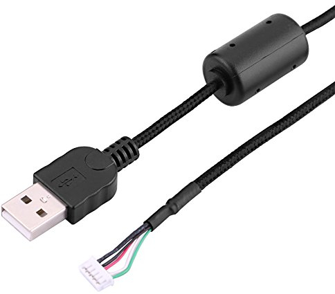 Akozon g29 USB Kabel, Reparatur zubehör ersatz 1 USB Kabel ersatz Maus reparaturschnur Maus 2 Meter für Spiel g500s 2U handwerkzeug universal mit 3,0 mm Dia