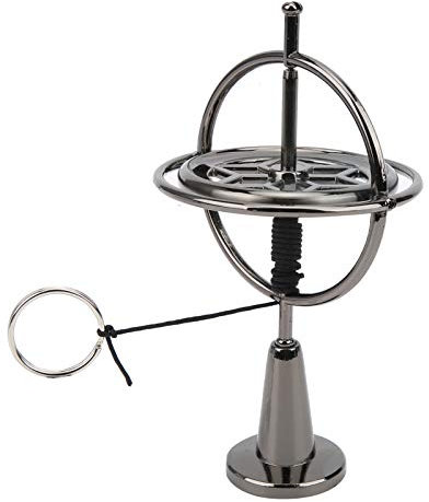 VGEBY Gyroskop, Kompaktes Gyroskop aus Zinklegierung, Stressabbau, Fingerspitze, Anti-Schwerkraft-Dekompressionsspielzeug für Erwachsene und Große Kinder