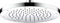 hansgrohe AXOR ShowerSolutions Duschkopf 245, 1 Strahlart, 35380950, Farbe: Brushed Brass
