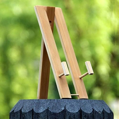 Luxylei Hand Fan Display Stands Bamboo Chinese Folding Fan Holder Base Handheld Fan Display Stand Fan Storage Rack Display Base