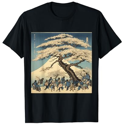 Renaissance Ring Sakura Sumo Art Tradition Kirschblüten T-Shirt