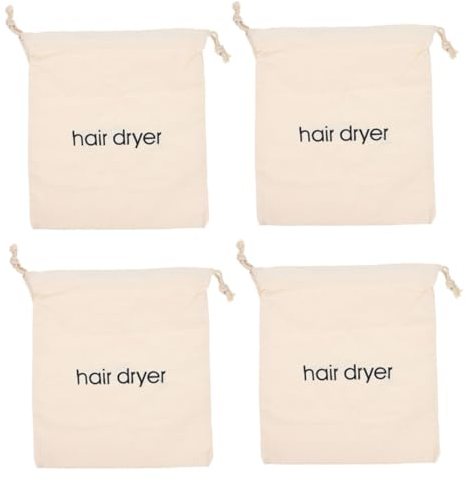 POPETPOP 4piezas Bolsa Para Secador De Pelo Cordón Capacidad Fácil De Transportar y Almacenar Bolsa De Viaje Para Secador De Pelo y Accesorios
